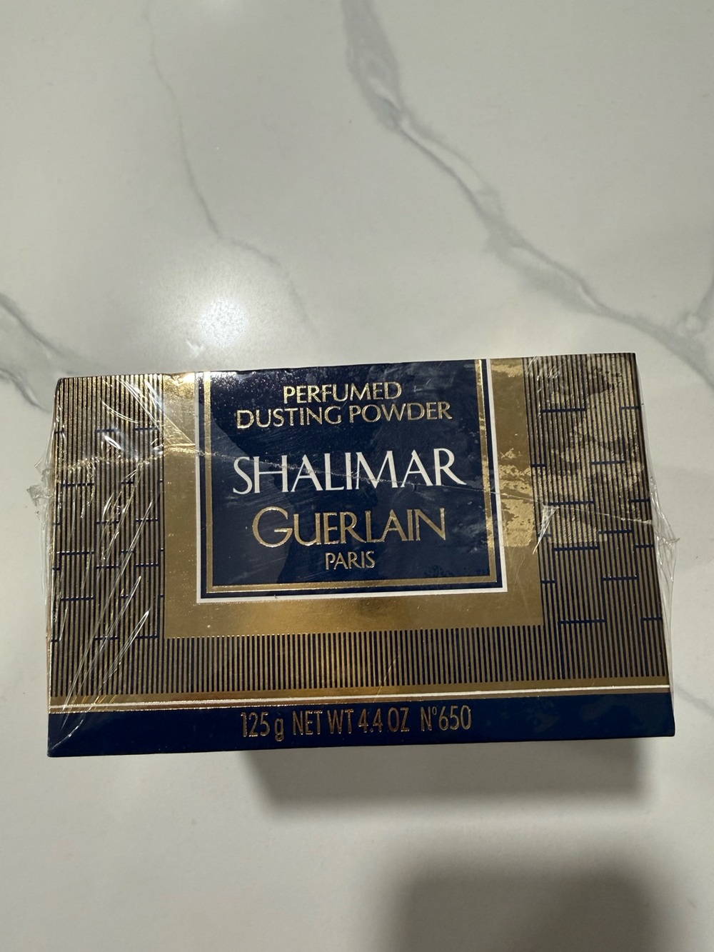 Vintage Guerlain Shalimar Perfumed Dusting Powder 4.4 oz / 125g Sealed